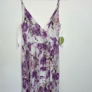 Windsor Purple and white flower dress!
